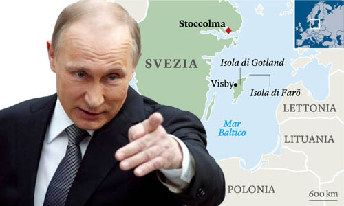 Putin vuole il controllo del Mar Baltico