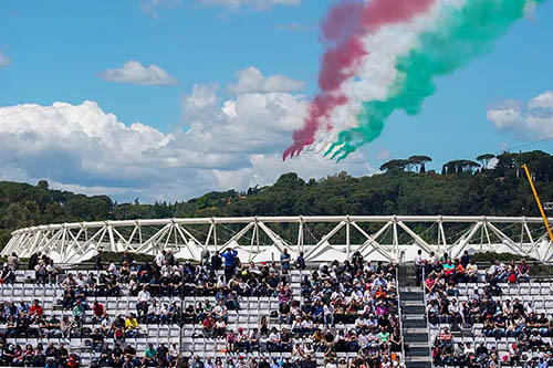 Tennis, Internazionali BNL d’Italia: le Frecce Tricolori domani sul Foro Italico