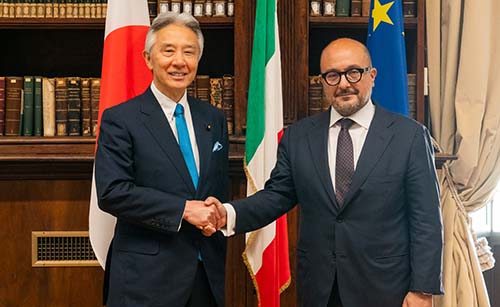 MiC, Sangiuliano riceve il Ministro della Cultura del Giappone Moriyama