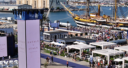 Eataly firma il Ristorante Italia nella tappa di Los Angeles della Nave Amerigo Vespucci