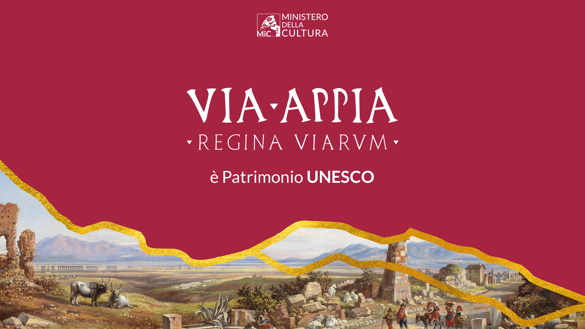 UNESCO, la Via Appia è nella Lista del Patrimonio Mondiale