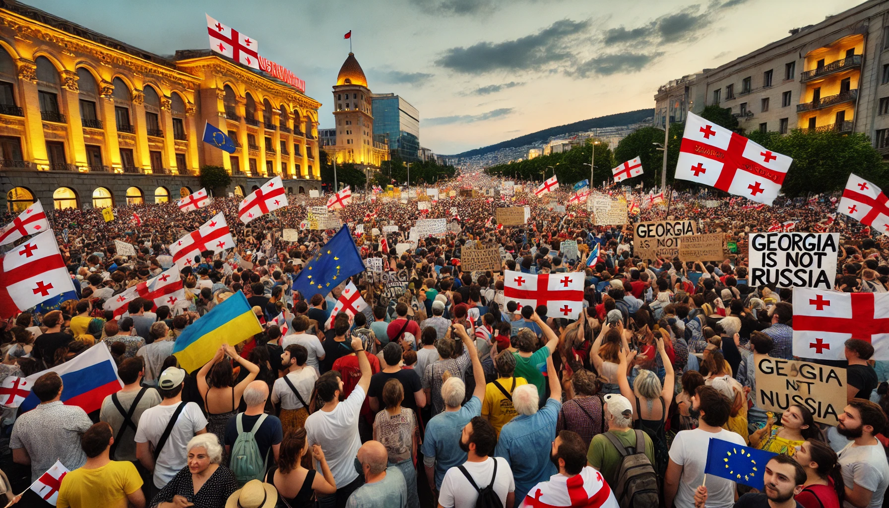 Georgia: manifestazioni di piazza contro i brogli elettorali. Contestato il governo di “Sogno Georgiano”