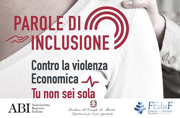 Banche contro la violenza economica, arriva l’iniziativa “Parole di inclusione”