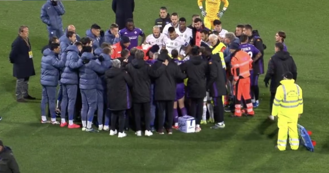 Malore in campo per Edoardo Bove: grande paura a Fiorentina-Inter, ma il calciatore è fuori pericolo