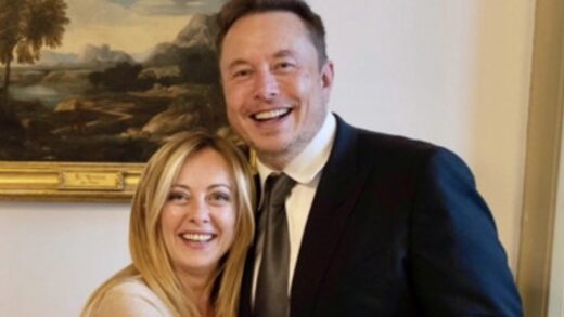 meloni e elon musk